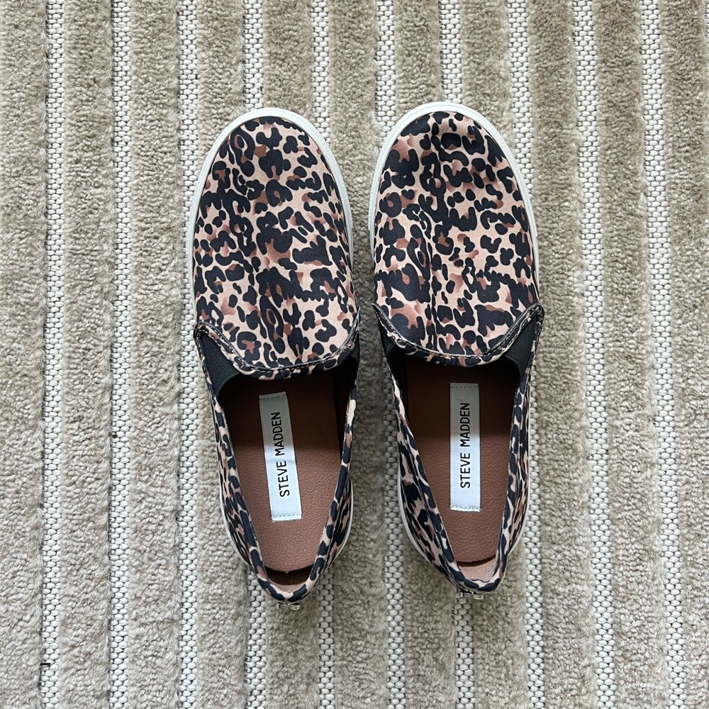 Steve Madden Black and Brown Sneakers